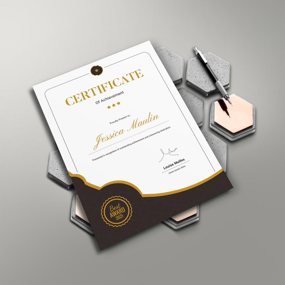 Every Course Includes a Certificate